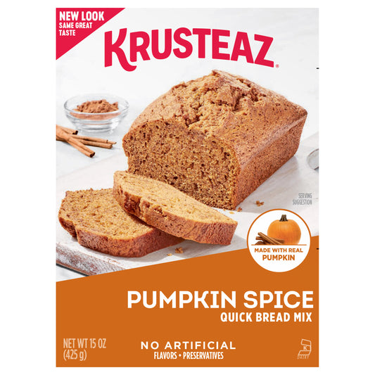 Krusteaz Pumpkin Spice Quick Bread, 15 OZ