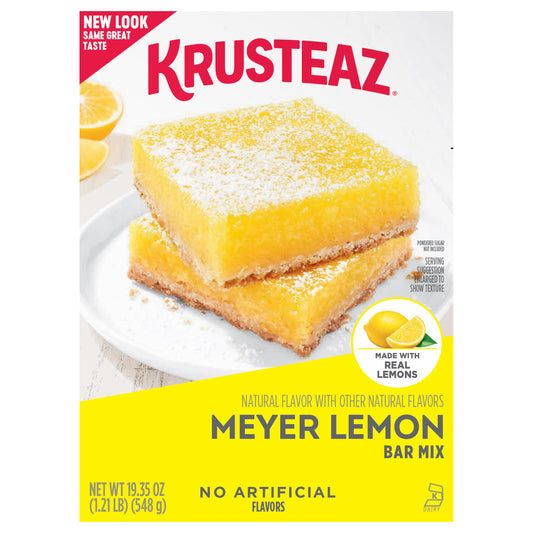 Krusteaz Supreme Lemon Bar Mix, 19.35 OZ, 4-Pack