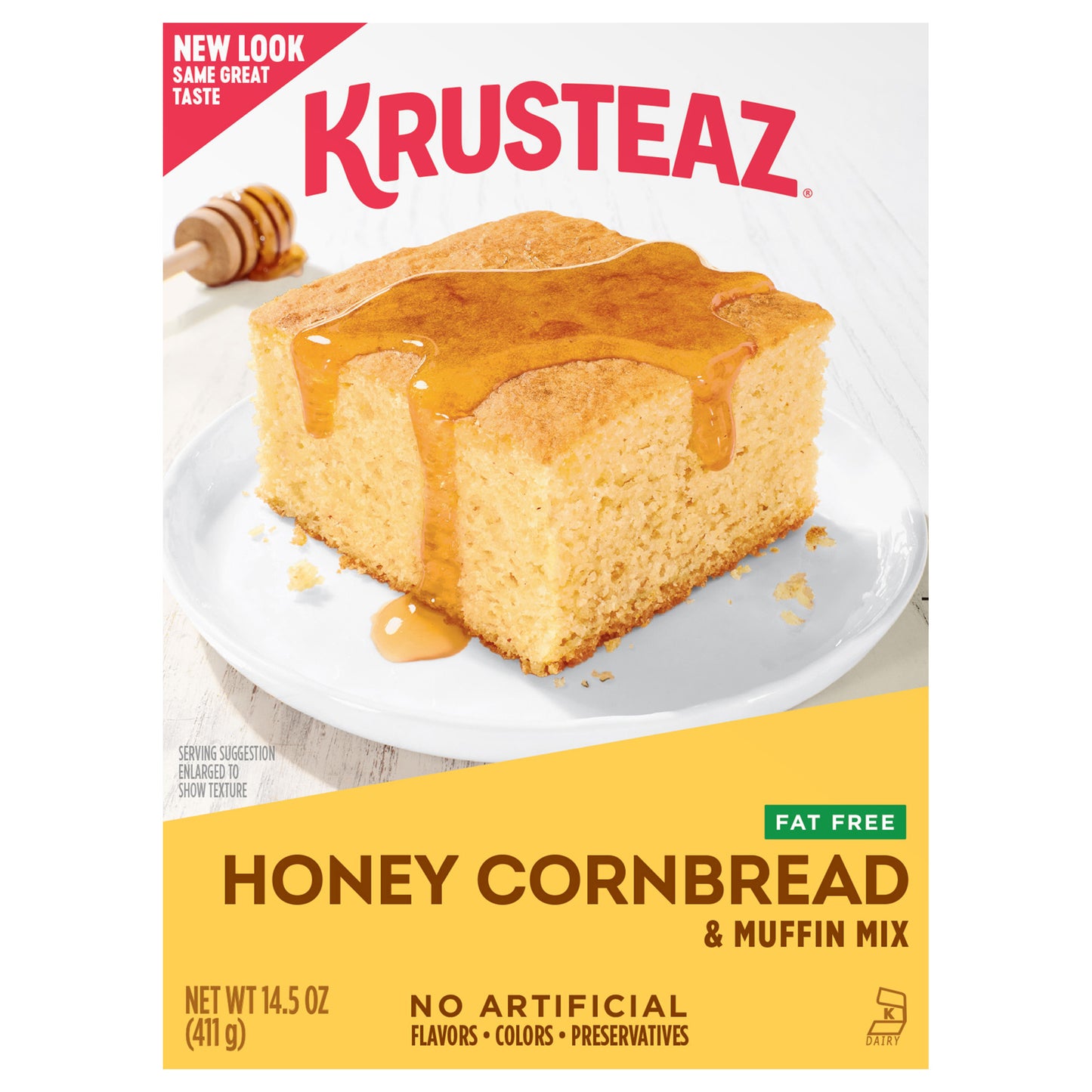 Krusteaz Fat Free Honey Cornbread Mix, 14.5 OZ