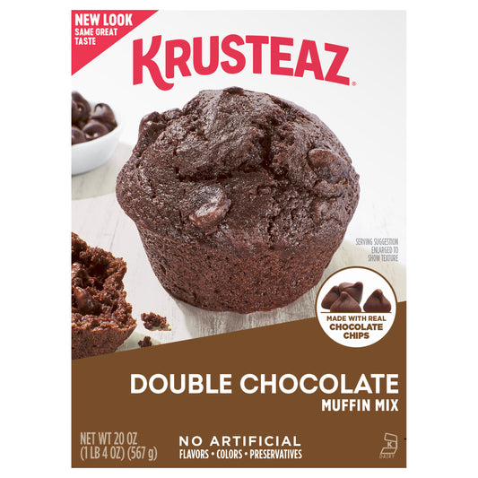 Krusteaz Double Chocolate Muffin Mix, 20 OZ