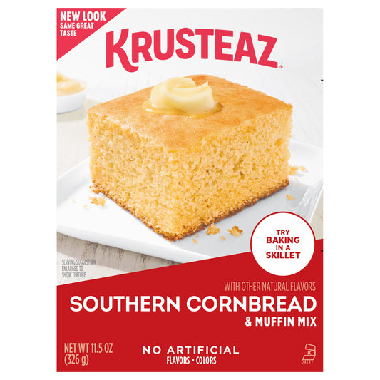 Krusteaz Southern Cornbread and Muffin Mix, 12 OZ, 4-Pack