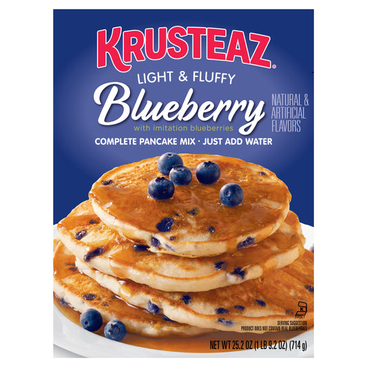 Krusteaz Blueberry Pancake Mix, 25.2 OZ