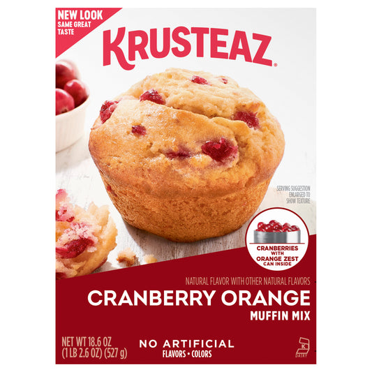Krusteaz Cranberry Orange Muffin Mix, 18.6 OZ