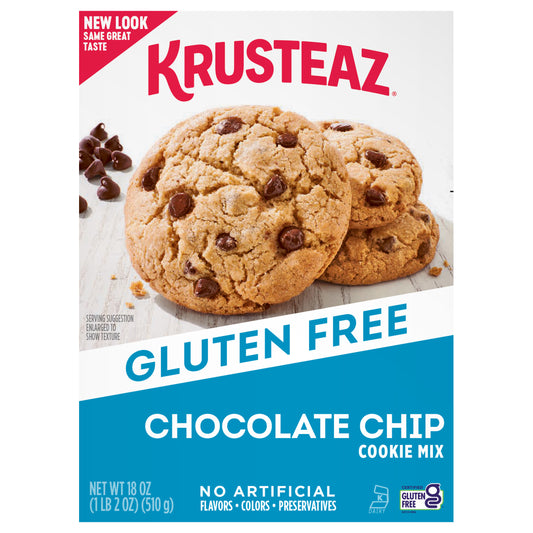 Krusteaz Gluten Free Chocolate Chip Cookie Mix, 18 OZ