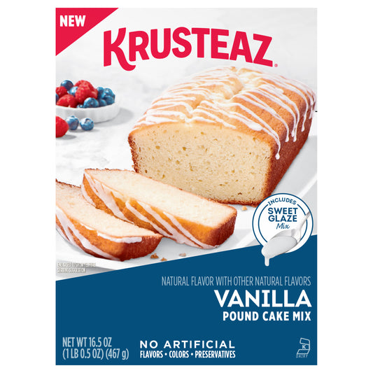 Krusteaz Vanilla Pound Cake, 16.5 OZ