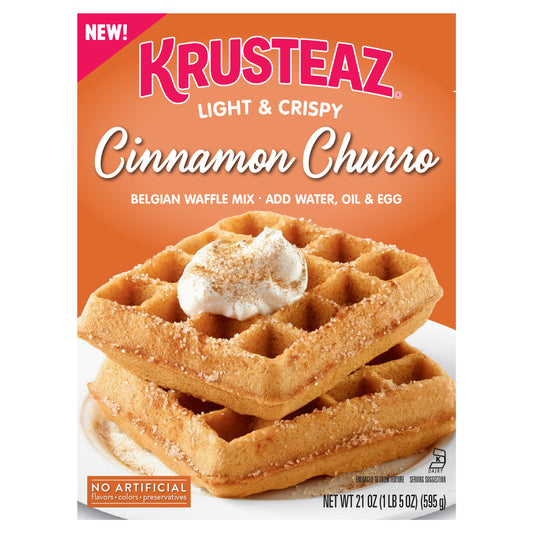 Krusteaz Churro Waffle Mix, 21 OZ